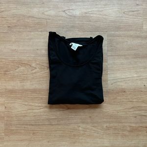NWOT H&M Longsleeve Jersey Top (Black)